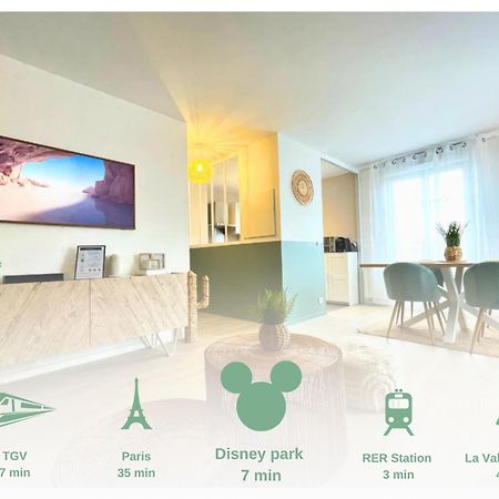 L'Organik Disney 7 Min Gare 5 Min Parking Prive Chessy  Exterior photo