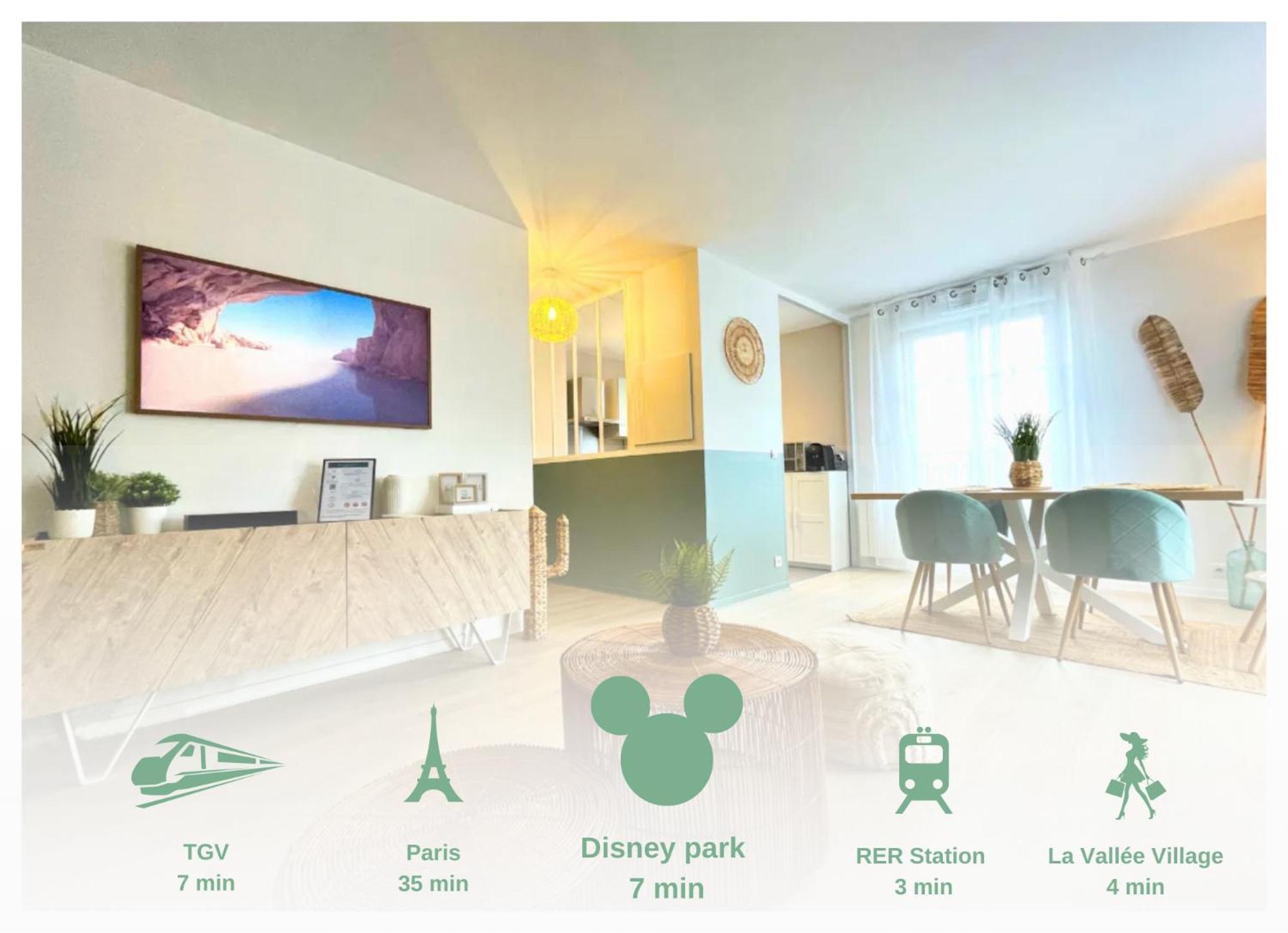 L'Organik Disney 7 Min Gare 5 Min Parking Prive Chessy  Exterior photo